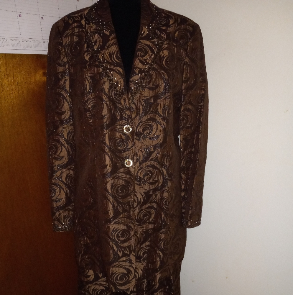 Brown 2pc Suit